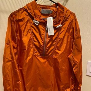 Vince Orange Thin Hoodie Rain Coat